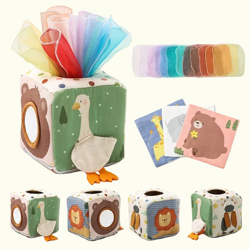 Boîte Sensorielle en Tissu Montessori