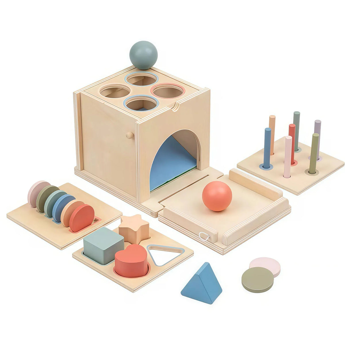 Coffret Montessori 4-en-1