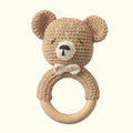 Hochet Crocheté Anneau en Bois