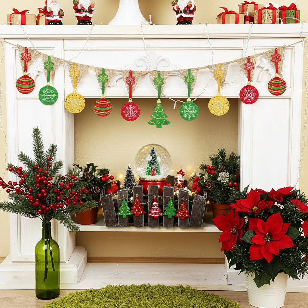 Guirlandes décoratives en bois