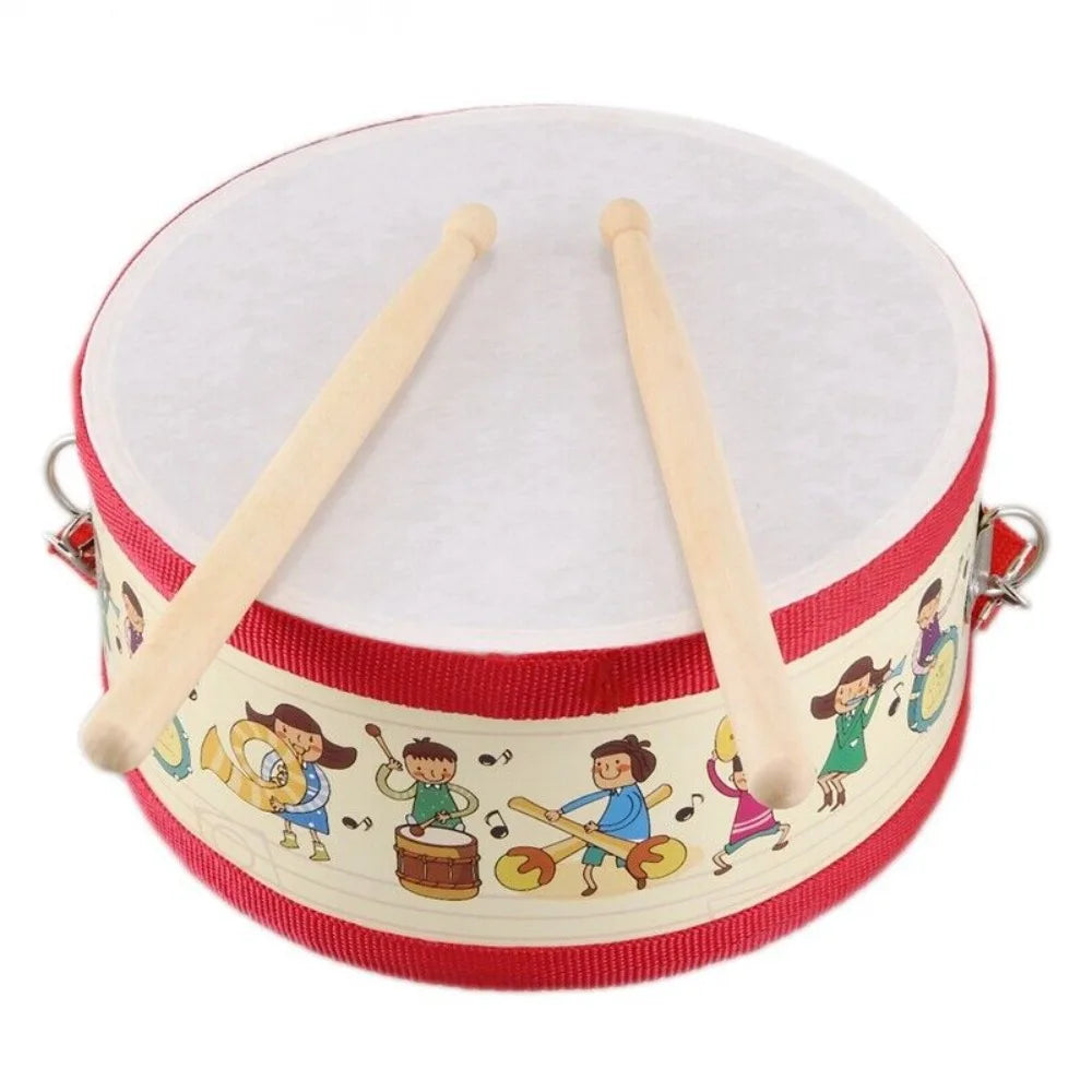 Tambour en Bois pour Enfant — Instrument de Musique Éducatif