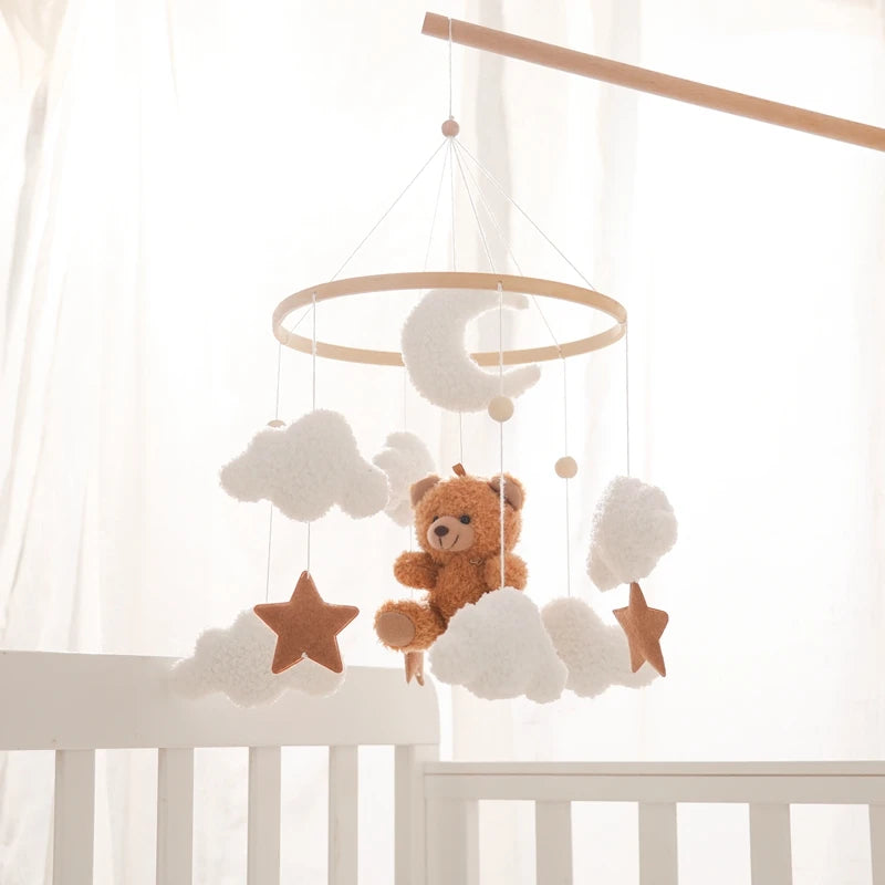 Mobile de Lit en Bois avec Grelot