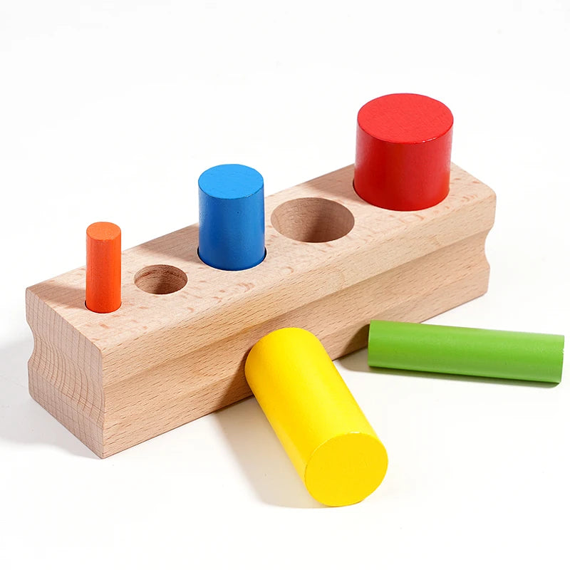 Puzzle à Cylindres Montessori en Bois